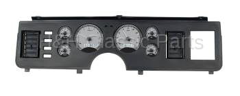 Dakota Digital VHX Gauge System Silver Alloy White | 1979-86 Ford Mustang | Dakota Digital | 80175
