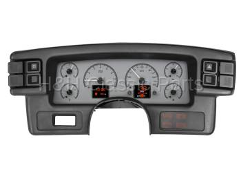 Dakota Digital HDX Gauge System Silver Alloy | 1987-89 Ford Mustang | Dakota Digital | 80184