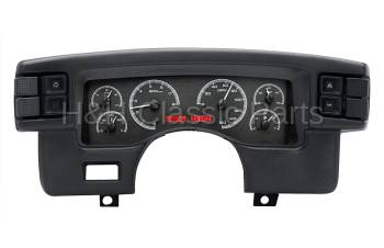 Dakota Digital VHX Gauge System Black Alloy Red | 1990-93 Ford Mustang | Dakota Digital | 80187