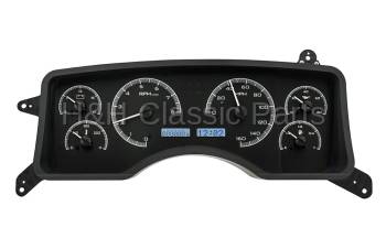 Dakota Digital VHX Gauge System Black Alloy White | 1990-93 Ford Mustang | Dakota Digital | 80188