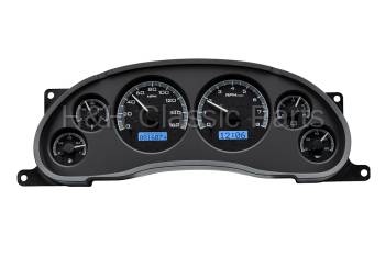 Dakota Digital VHX Gauge System Black Alloy Blue | 1994-04 Ford Mustang | Dakota Digital | 80195