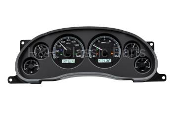 Dakota Digital VHX Gauge System Black Alloy White | 1994-04 Ford Mustang | Dakota Digital | 80197