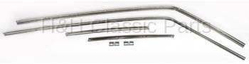 Roof Rail Weatherstrip Trim Channel Set | 1964-65 Chevelle or Malibu | Golden Star | 24954