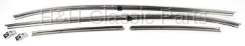 Roof Rail Weatherstrip Trim Channel Set | 1968 Chevelle or Malibu | Golden Star | 24956