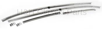 Roof Rail Weatherstrip Trim Channel Set | 1969 Chevelle or Malibu | Golden Star | 24957