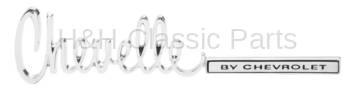 Trim Parts - Trunk Emblem (Chevelle By Chevrolet) - Image 1
