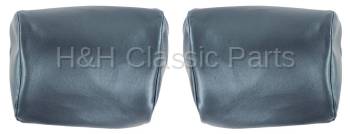 Headrest Covers Dark Blue | 1969 Chevelle or Malibu or EL Camino | PUI | 21871