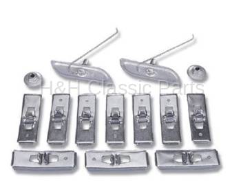 Rocker Panel Molding Clip Set | 1957 Fullsize Chevy Car | Danchuck | 575