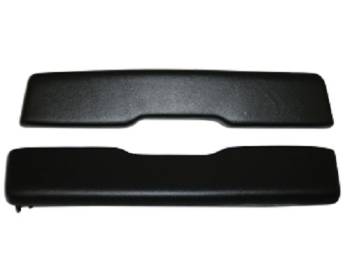 PUI (Parts Unlimited Inc.) - Arm Rest Pads Black - Image 1