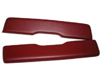 PUI (Parts Unlimited Inc.) - Arm Rest Pads Red - Image 1