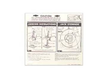 Jim Osborn Reproductions - Jack Instruction Decal - Image 1