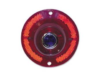H&H Classic Parts - Taillight Lens with Blue Dot - Image 1