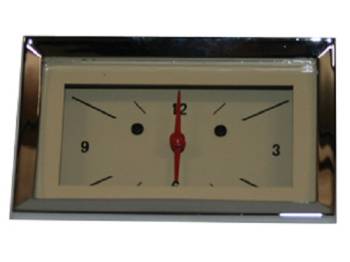 Classic Instruments - Classic Instruments Clock (Tan with Brown Letters) - Image 1