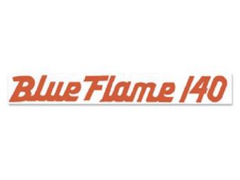 Jim Osborn Reproductions - Valve Cover Decal 140 HP Blue Flame - Image 1