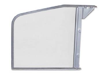 H&H Classic Parts - Door Window Chrome Frame with Glass LH - Image 1