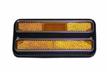 H&H Classic Parts - Side Marker Light Amber with Trim - Image 1