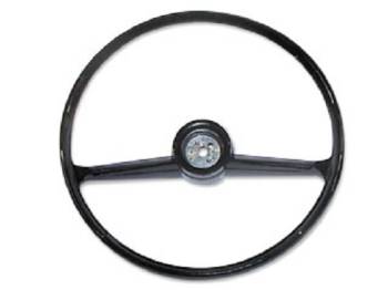 H&H Classic Parts - Steering Wheel Black - Image 1