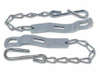 H&H Classic Parts - Tailgate Chains (Zinc Plated) - Image 1