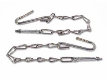 H&H Classic Parts - Tailgate Chains (Stainless) - Image 1