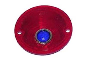 H&H Classic Parts - Taillight Lens with Blue Dots - Image 1