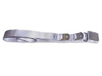 Route 66 Reproductions - Rear Seat Belts Silver - Image 1