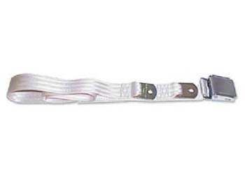 Route 66 Reproductions - Rear Seat Belts Ivory - Image 1