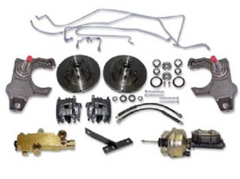 H&H Classic Parts - Disc Brake Conversion Kit with Power Disc Brakes & Drop SPindles - Image 1