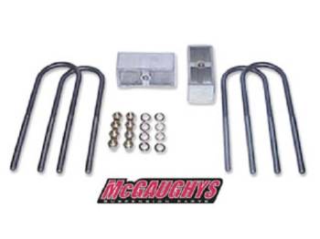 Classic Performance Products - 2" Rear Lowering Blocks with U-Bolts - Image 1