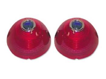 H&H Classic Parts - Taillght Lens with Blue Dots - Image 1