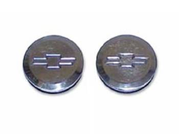 Mar-K - Stainless Bed Hole Caps with Bowtie - Image 1