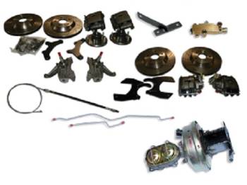 H&H Classic Parts - Disc Brake Conversion Kit (13" Cross Drilled Rotors) - Image 1