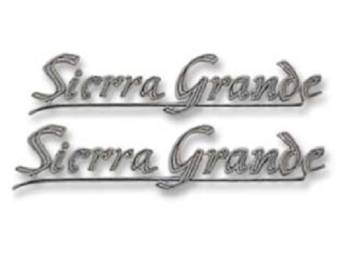 H&H Classic Parts - Bed Side Emblems Sierra Grande - Image 1