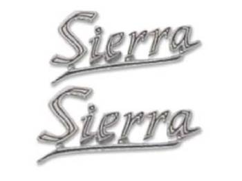 H&H Classic Parts - Bed Side Emblems Sierra - Image 1