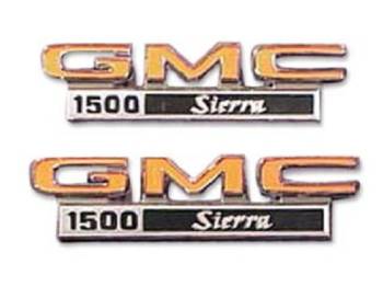 Trim Parts - Fender Emblems GMC 1500 Sierra - Image 1
