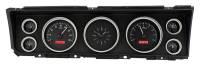 Classic Impala, Belair, & Biscayne Parts - Dakota Digital - Dakota Digital VHX Gauge System Black Alloy Red