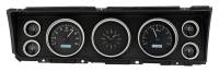 Classic Impala, Belair, & Biscayne Parts - Dakota Digital - Dakota Digital VHX Gauge System Black Alloy White