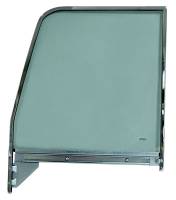 Glass - Door Glass Assemblies - H&H Classic Parts - Chrome Window Frame with Tinted Glass LH