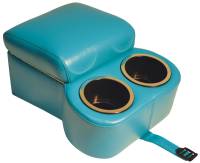 Classic Consoles - Bench Seat Shorty Console Turquoise - Image 1