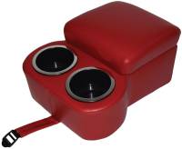 Classic Camaro Parts - Classic Consoles - Bench Seat Shorty Console Red