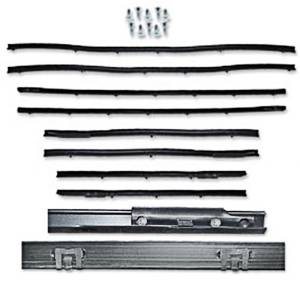 Classic Chevelle, Malibu, & El Camino Parts - Weatherstripping & Rubber Parts - Window Felt Kits