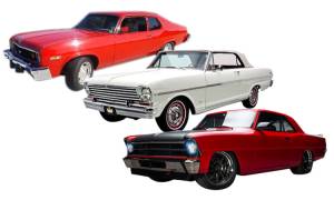 Overstock & Discontinued Parts - 1962-74 Nova/Chevy II