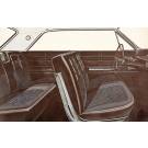 Classic Impala, Belair, & Biscayne Parts - CARS - Black Seat Cover Set