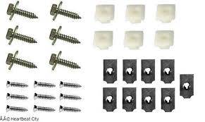 Exterior Parts & Trim - Grille Parts - Grille Mounting Hardware
