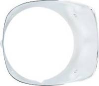 Headlight Parts - Headlight Bezels - OER (Original Equipment Reproduction) - Headlight Bezel Chrome RH