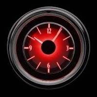 Dakota Digital - Dakota Digital VHX Gauge System Clock Black Alloy Red - Image 2