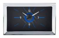 Dakota Digital VHX Gauge System Clock Carbon Fiber Blue