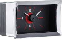Dakota Digital VHX Gauge System Clock Carbon Fiber Red