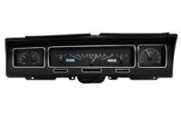 Classic Impala, Belair, & Biscayne Parts - Dakota Digital - Dakota Digital VHX Gauge System Black Alloy White