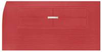Interior Restoration Soft Goods - Door Panel Sets - PUI (Parts Unlimited Inc.) - Front Door Panels Bright Red