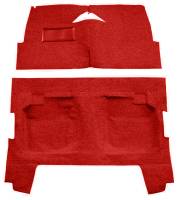 Auto Custom Carpet - Red Tuxedo Carpet - Image 1